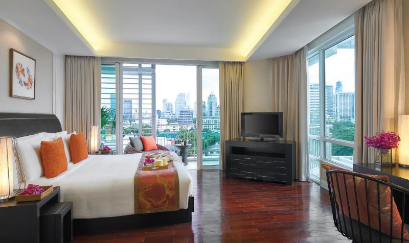 Dusit Suites Hotel Ratchadamri, Μπανγκόκ Εξωτερικό φωτογραφία A bedroom at the hotel